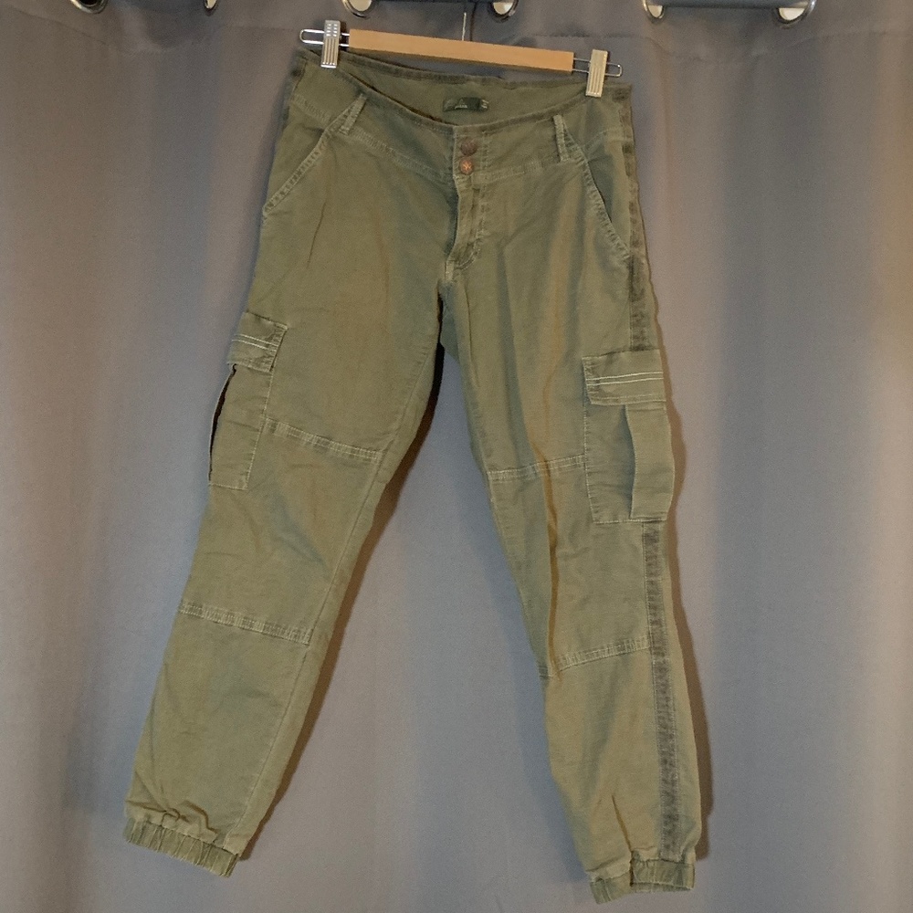 prAna Cargo Green Kadri Jogger Pants